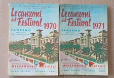 2 Libretti Le Canzoni del Festival 1970-1971 Messaggerie Musicali   X.  Cas