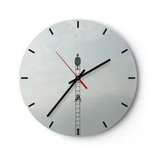 Orologio parete vetro - parete,