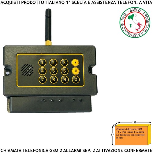 Combinatore gsm allarme - gsm,
