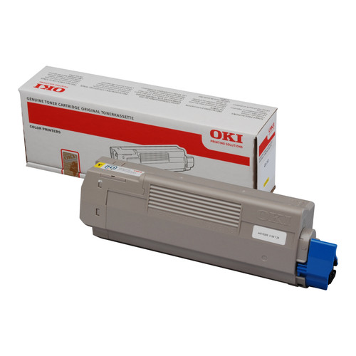 Toner giallo oki 610 - toner, per