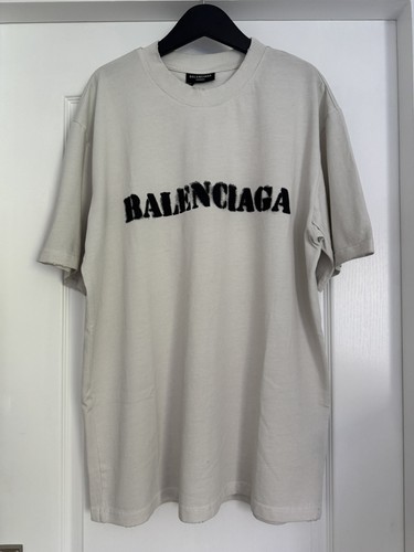 Shirt uomo balenciaga avorio - t-shirt,
