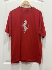 T Shirt Ferrari Logo Uomo