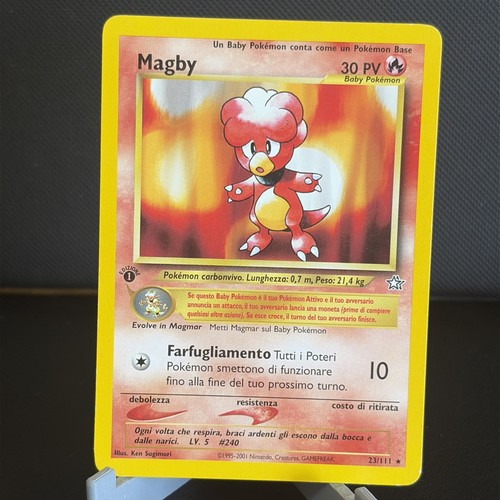Magby 111 carta pokemon no - pokemon,