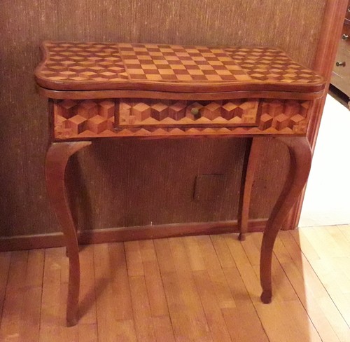 Tavolino gioco antico - tavolino,