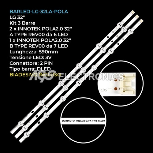 Kit barre strip led lg - barre,