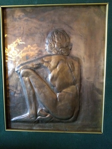 Quadro rame sbalzato rilievo - rame, a