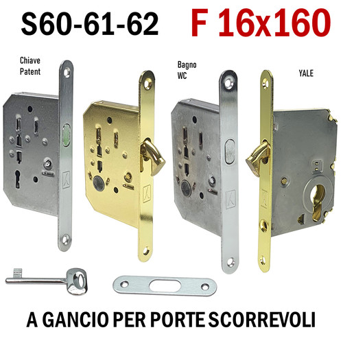 Serratura gancio porta - gancio,