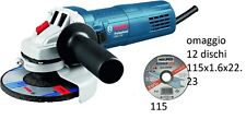 Smerigliatrice Bosch GWS 750 Professional elettrica con disco 125 mm