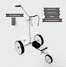Trolley Golf Elettrico Batteria Litio, Acciaio Inox, Speed GE deluxe, Telecomando