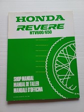 Honda Revere NTV 600-650 VARIANTI 1989 manuale officina originale