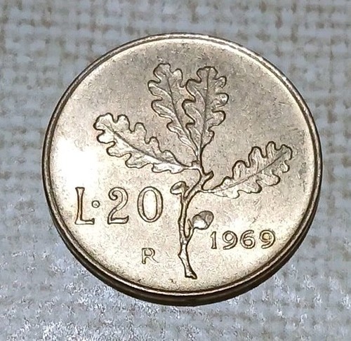 Lire quercia 1969 - 20, (1)fdc