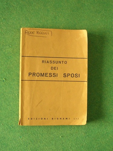 Riassunto dei promessi sposi - riassunto,