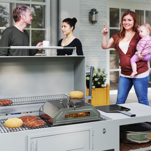 Forno pizza barbecue - , portatile