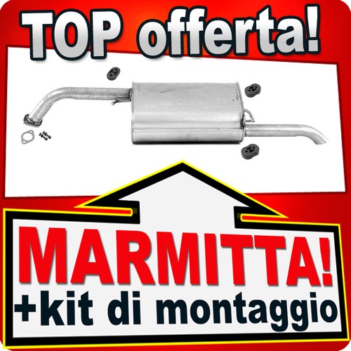 Silenziatore posteriore per - posteriore,