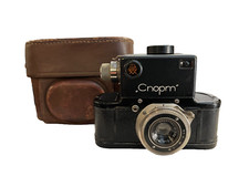 GOMZ "Sport" Cnopm Rara macchina fotografica Russa Leningrado la prima reflex