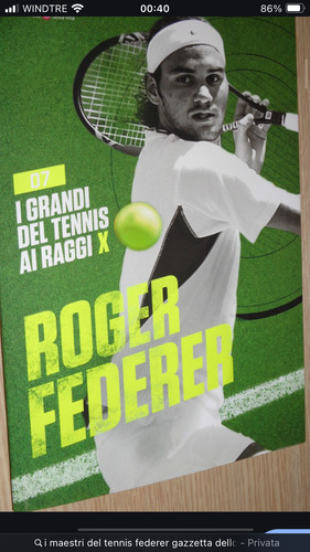 Grandi del tennis - grandi, raggi