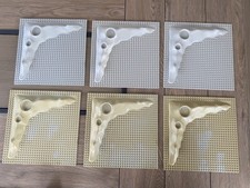 (6) Piastre base vintage LEGO