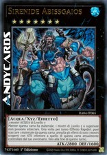 Ultra R • RA04 IT065 SIRENIDE ABISSGAIOS • (Mermail Abyssgaios) • 1Ed • Yugioh
