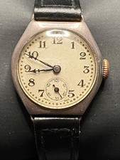 Orologio militarino in argento Art Decò Vintage