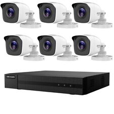 KIT VIDEOSORVEGLIANZA IP POE 2 MP 6 TELECAMERE HIKVISION NVR