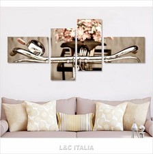 Bici vintage 4 - QUADRI MODERNI 170x70 SHABBY CHIC ARREDAMENTO CASA STAMPA TELA