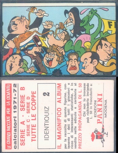 Figurina calciatori panini - figurina,