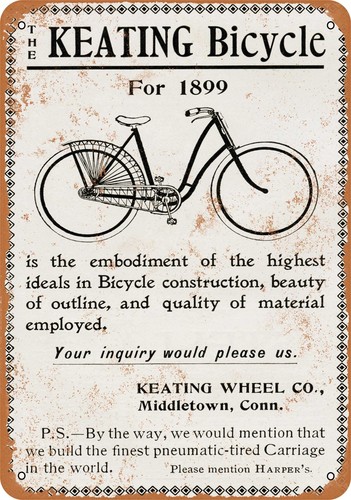 Insegna metallo 1899 - in,