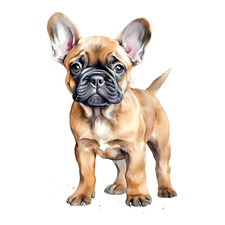 2 adesivi auto Bulldog