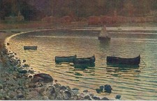 CARTOLINA ILLUSTRATORE BELLONI GIORGIO - AVE MARIA  - VINTAGE