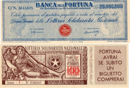 Biglietto lotteria - biglietto,