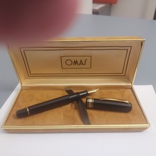 PENNA STILOGRAFICA VINTAGE OMAS 1930 NERA PENNINO ORO 14 Kt – 585
