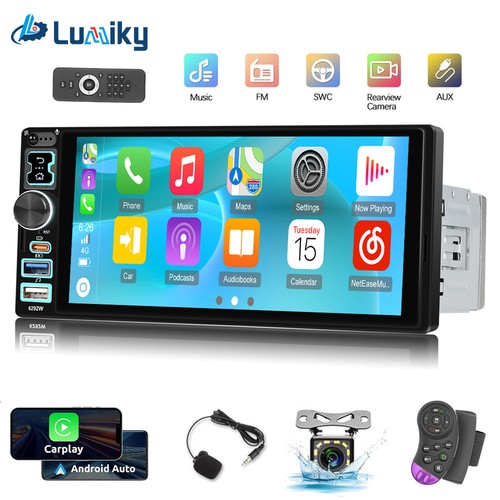 Autoradio 1din wireless - autoradio, 6.8"
