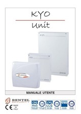 Manuale d'uso utente centrale antintrusione Bentel Kyo Unit