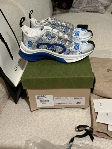 Gucci run sneaker bianco - bianco, blu