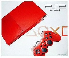 PlayStation 2 PS2 Cinnabar Red