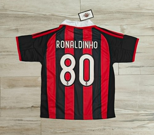 Maglia retro ronaldinho ac - maglia,