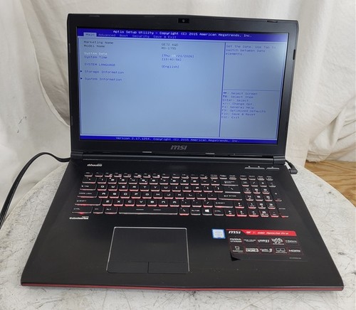 Msi ge72 6qd 1795 - 6qd, laptop