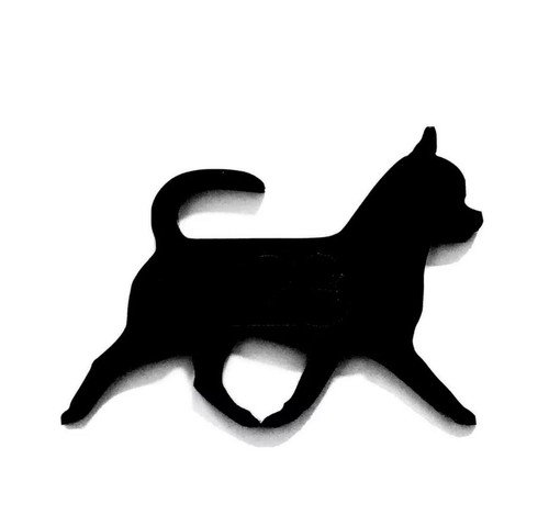 Targa parete forma di - in,