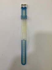 CINTURINO OROLOGIO "CASIO BABY-G" PLASTICA AZZURRO/TRASPARENTE ANSA 19 MM -NUOVO