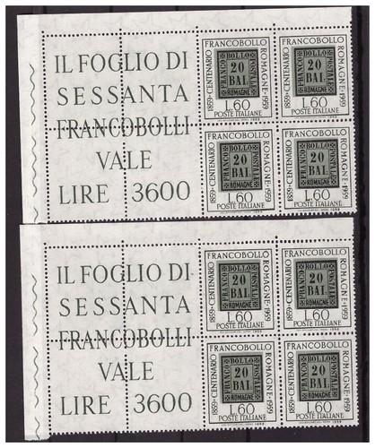 Italia 1959 francobolli - italia,