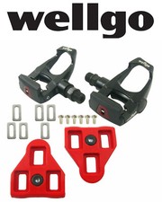 Wellgo W40 Look / Delta Style pedali senza clip bici da strada corsa clip in stile adatto