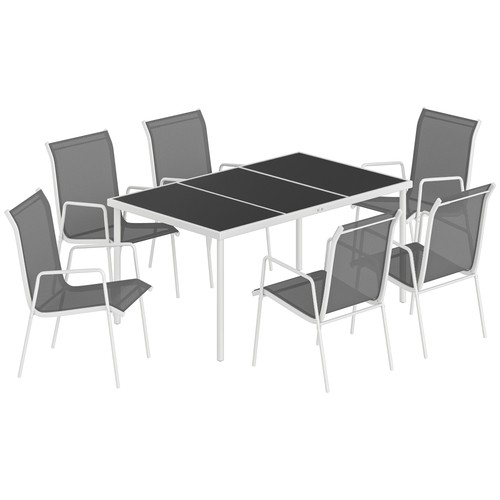 Set pezzi pranzo giardino - set, da