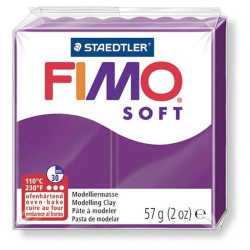 Panetto fimo soft porpora - panetto, 61