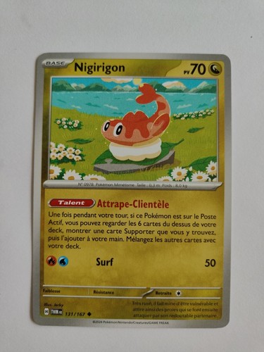 Carte pokémon nigirigon - carte,