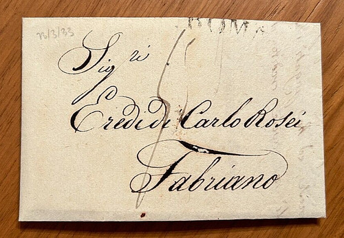 Lettera antica sig eredi di - ai, sig.eredi