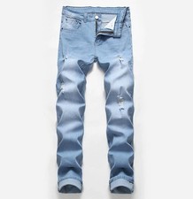 Pantalone uomo blu nero gamba