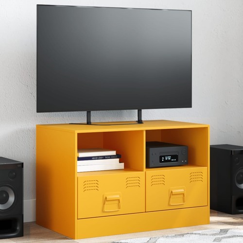 Vidaxl mobili pz giallo - tv, 2