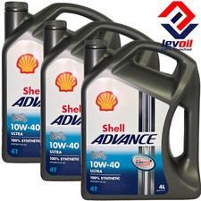 Olio moto 3x4 litri shell - olio,