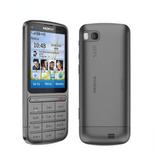 Telefono cellulare 100% originale Nokia C3-01, 5 MP 3G Wi-Fi sbloccato 1050 mAh