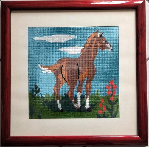 Quadro cavallino con - cavallino, ricamo